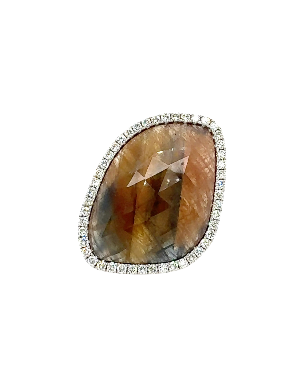 Tourmaline & Diamond Ring