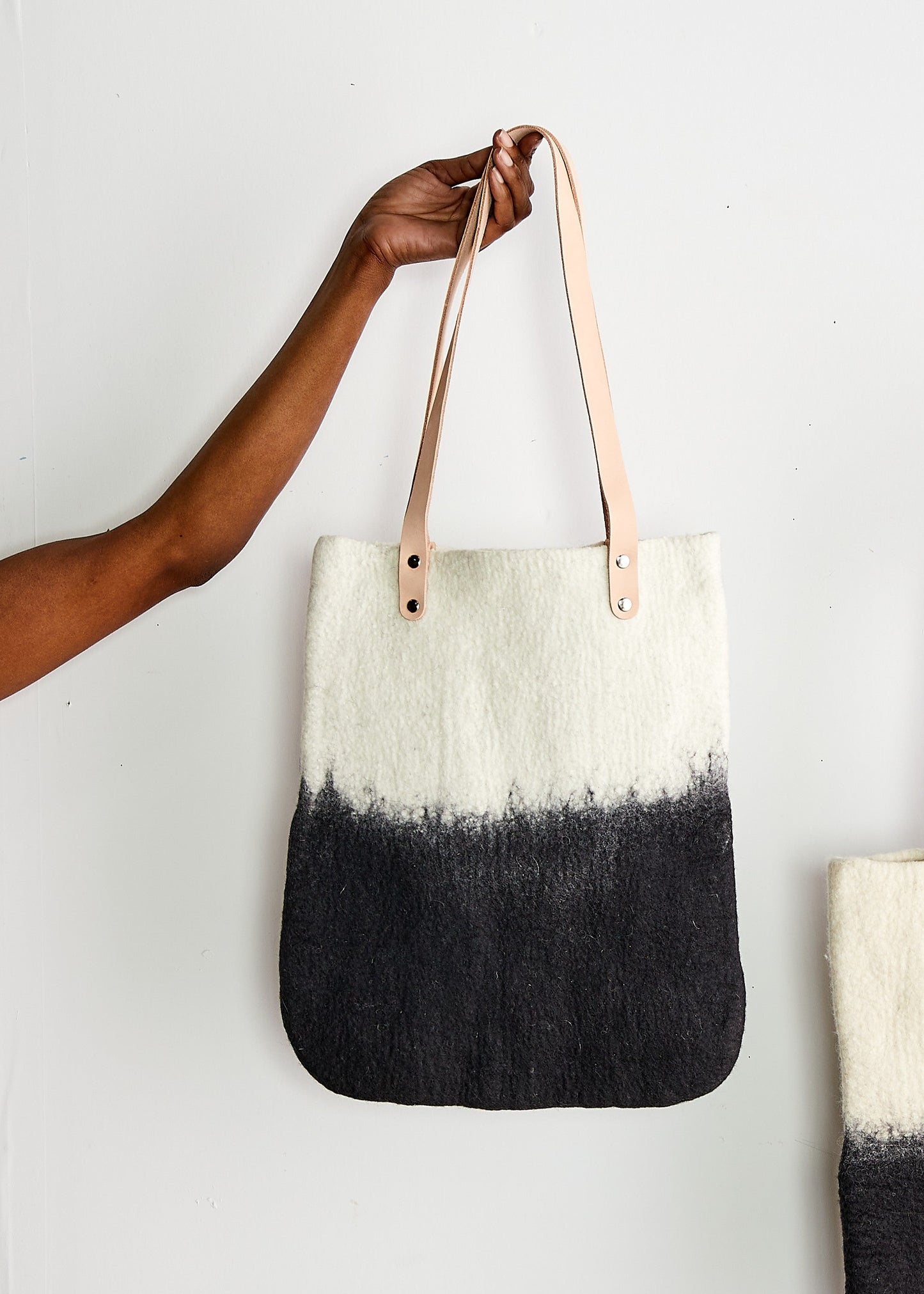 Eclipse Hand-Felted Wool Tote
