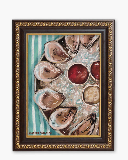 Oyster Fine Art Magnet ( Large )