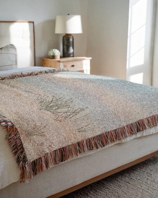 Seaside Salt Woven Blanket Tapestry