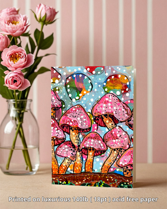 Cotton Candy Caps - Greeting Card / Fine Art Print