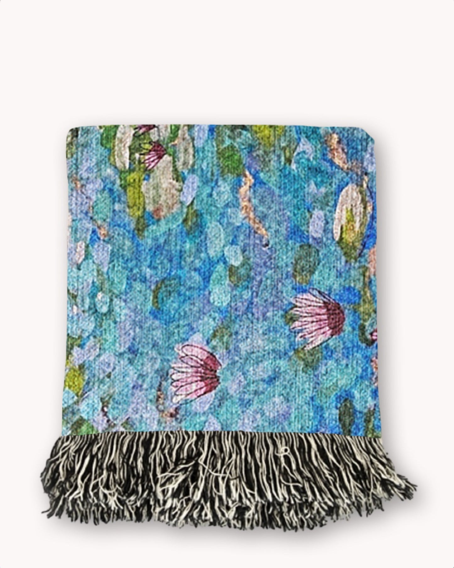 Monet's Pond Woven Blanket