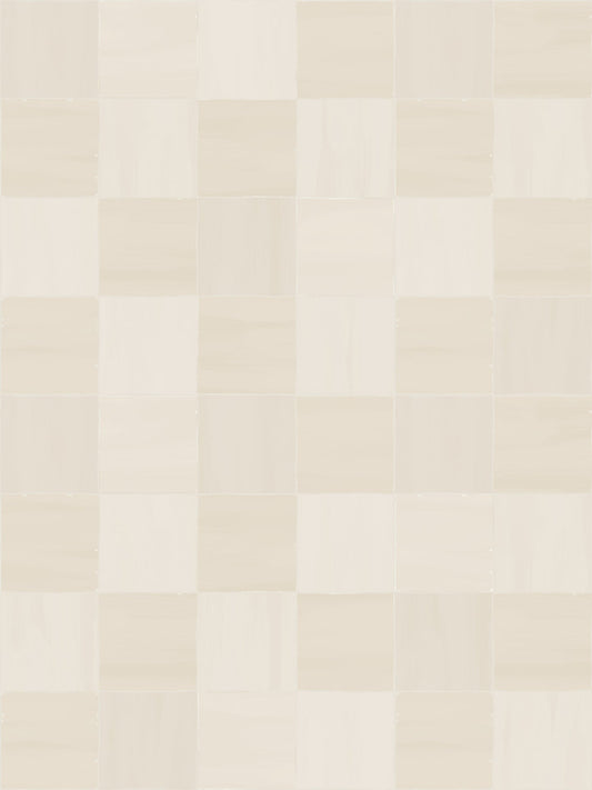 Zellige Wallpaper, bone