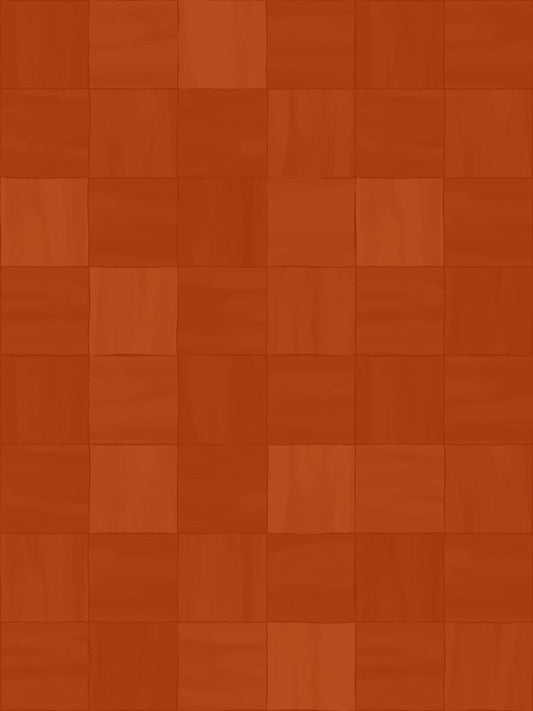 Zellige Wallpaper, rust