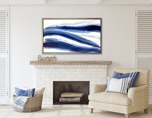 Denim Blues 2 - Open Edition Canvas Print