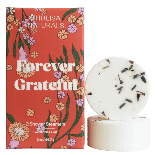 Forever Grateful Lemon Verbena Shower Steamer Gift Set