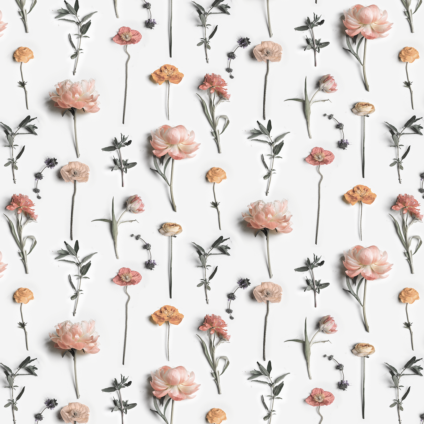 Fresh to Death Wallpaper, small pattern, muted autumn