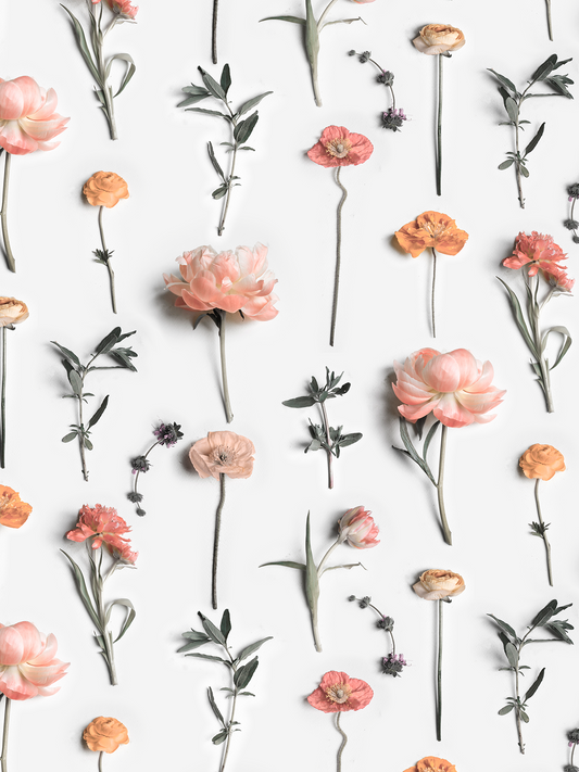 Fresh to Death Wallpaper, standard pattern, muted autumn