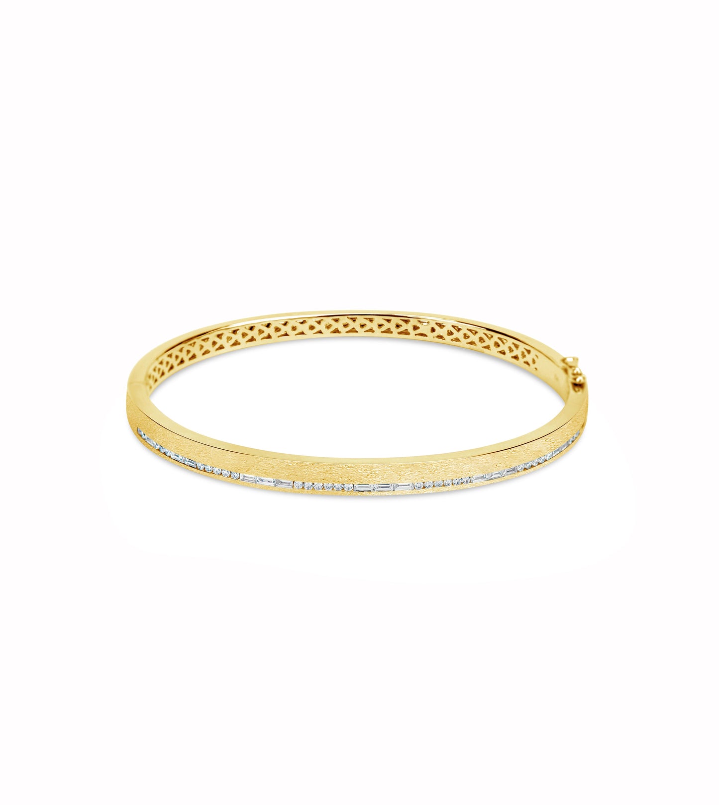 Diamond Channel Bangle