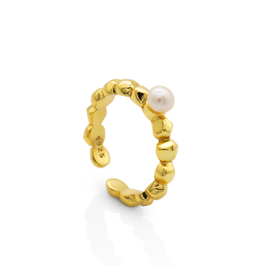 JASMINE PEARL CHARM RING