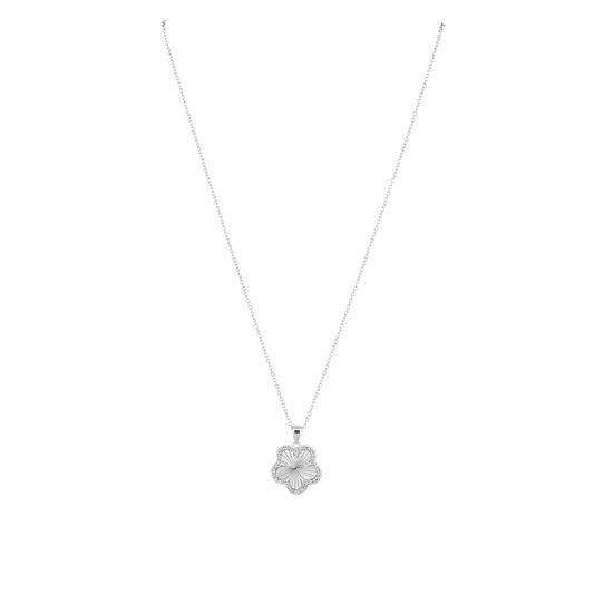 Adeline Pave Outline Pendant Necklace
