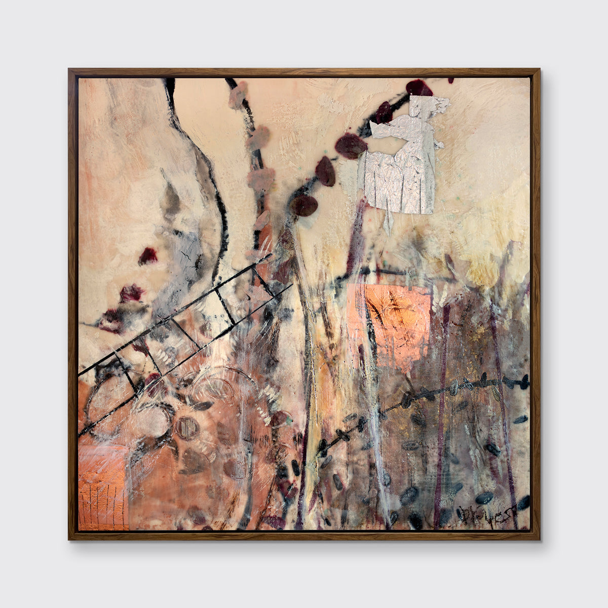 Honey Bee Garden - Open Edition Canvas Print