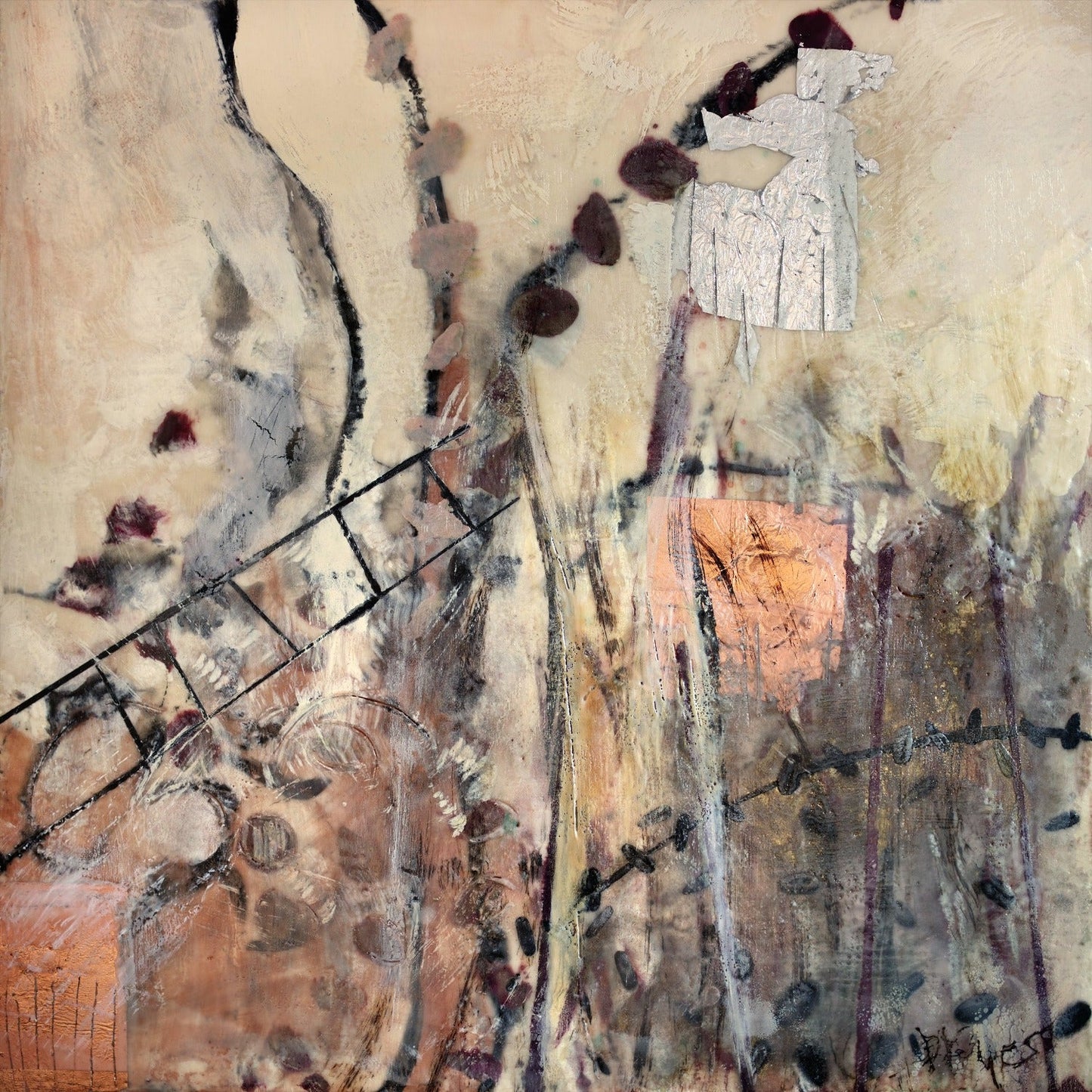 Honey Bee Garden - Open Edition Canvas Print