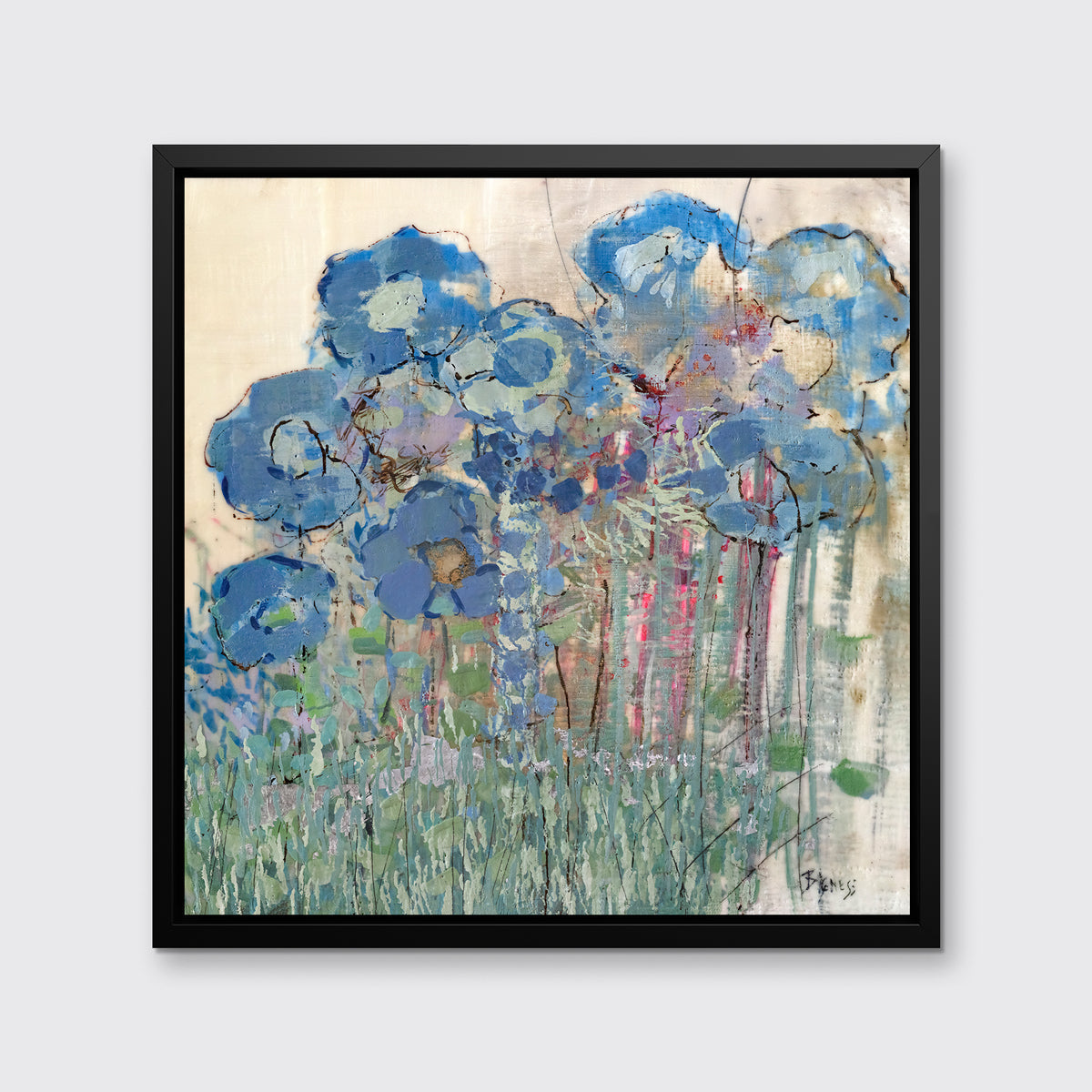 Hydrangea Blues - Open Edition Canvas Print