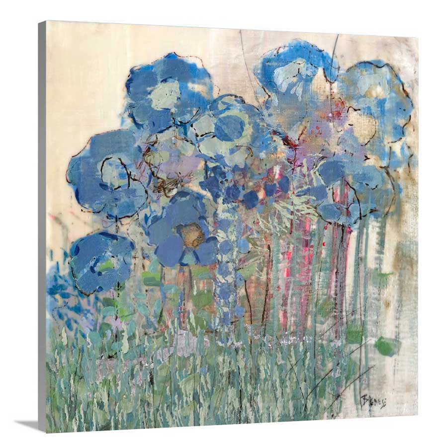 Hydrangea Blues - Open Edition Canvas Print