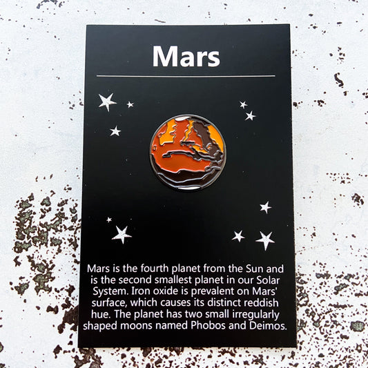 Mars Enamel Pin