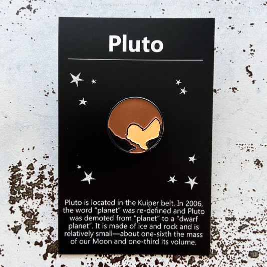 Pluto Enamel Pin