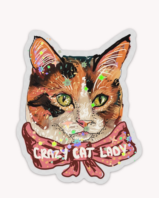 Crazy Cat Lady Sticker