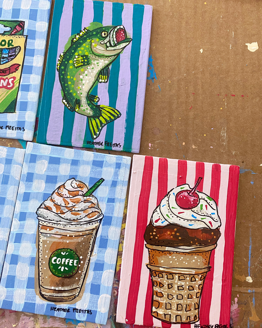 Vanilla Cone ( Original Painting )