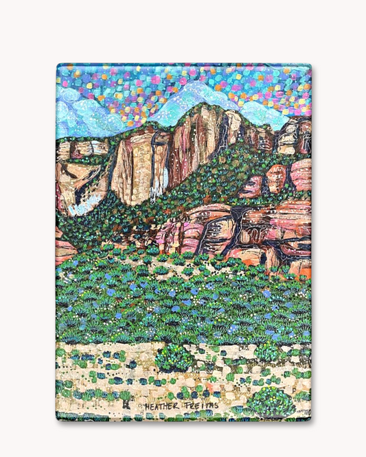 Evergreen Sandstone Glass Cutting Board Trivet