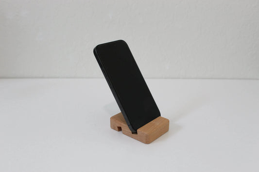 Handcrafted Wooden Phone Holder - Elegant - Rustic Wooden Phone Stand - Perfect Countertop Holder for Office or Kitchen