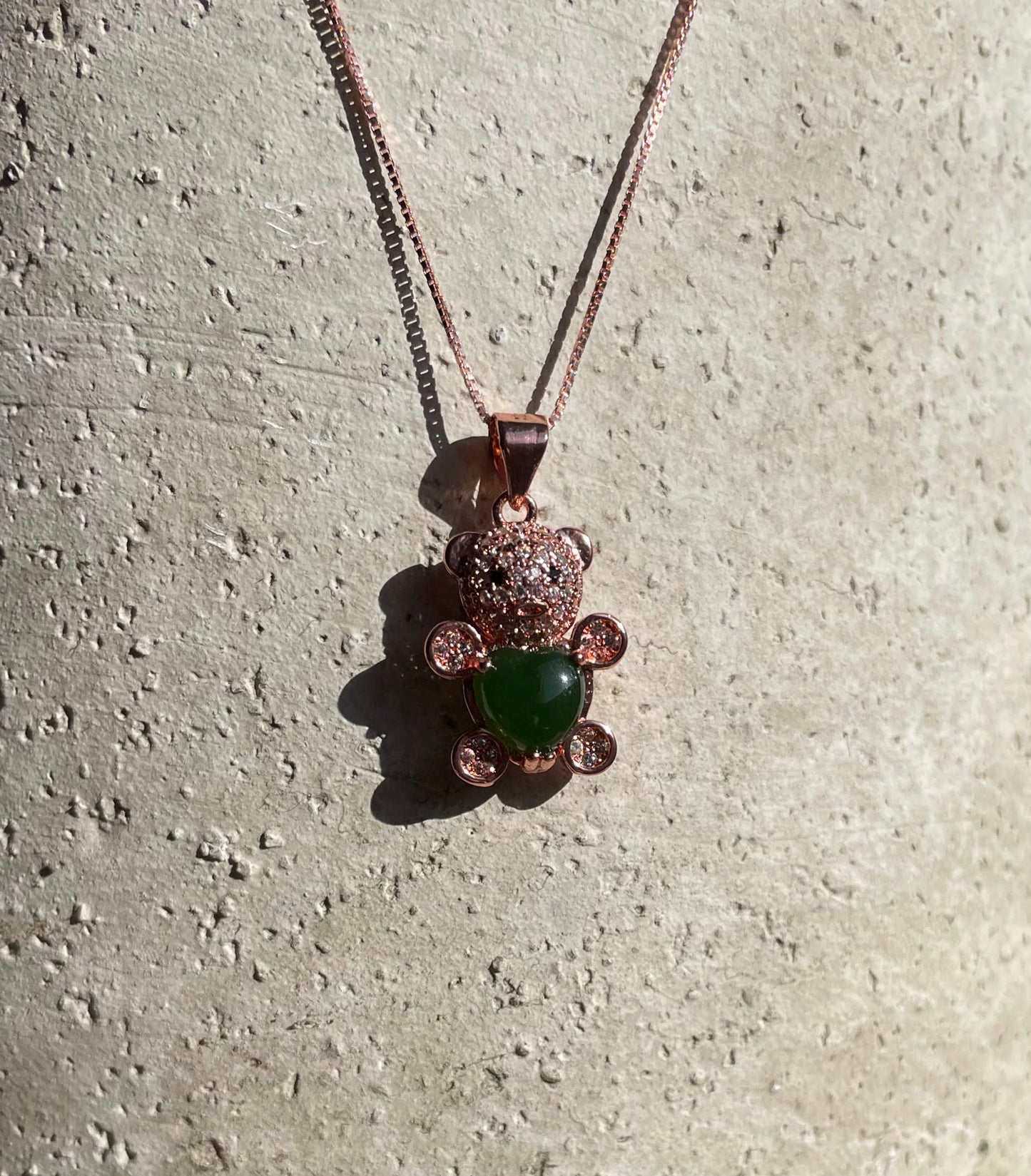 Jade Bear Pendant