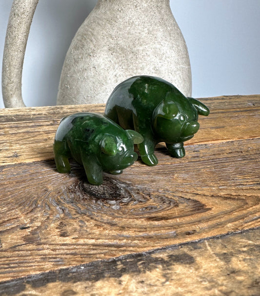 Jade Pig, (available in multiple sizes)