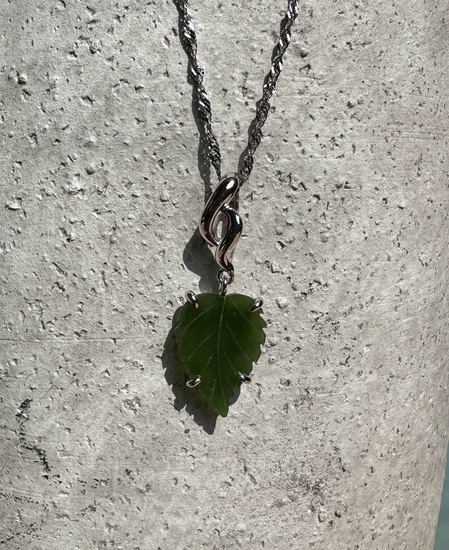 Silver Leaf Pendant, 5816