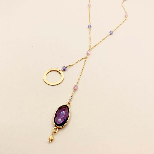 Amethyst Ballet Necklace