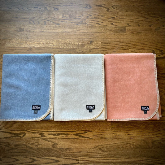 Alpaca Camp Throw - Solids