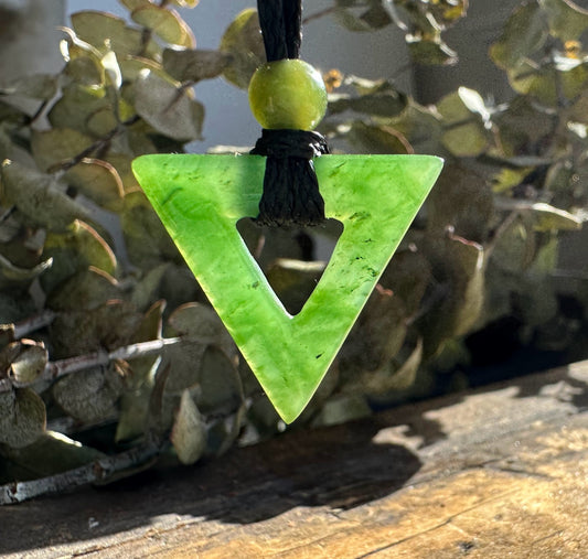 Jade Triangle Pendant, 5032