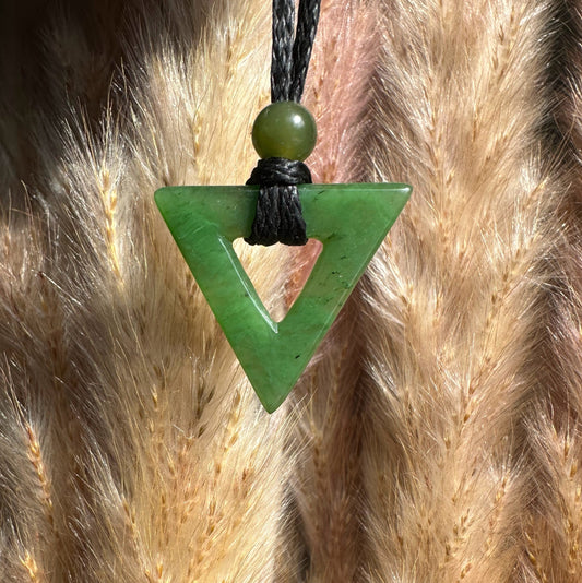 Jade Triangle Pendant, 5032