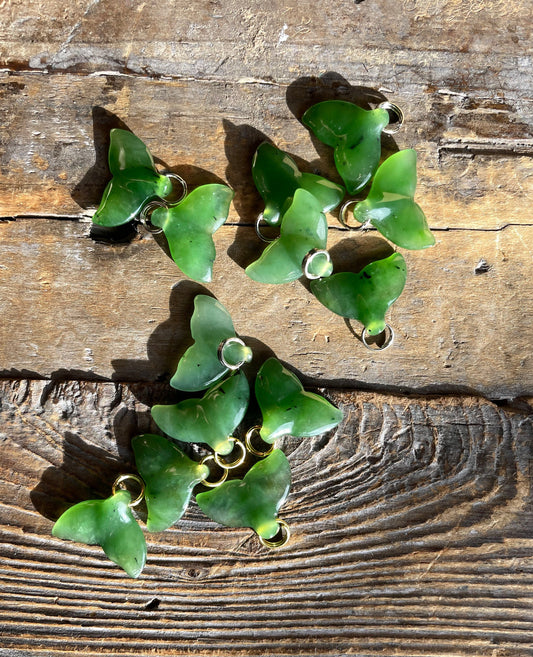 Whale Tail Charm, 15mm