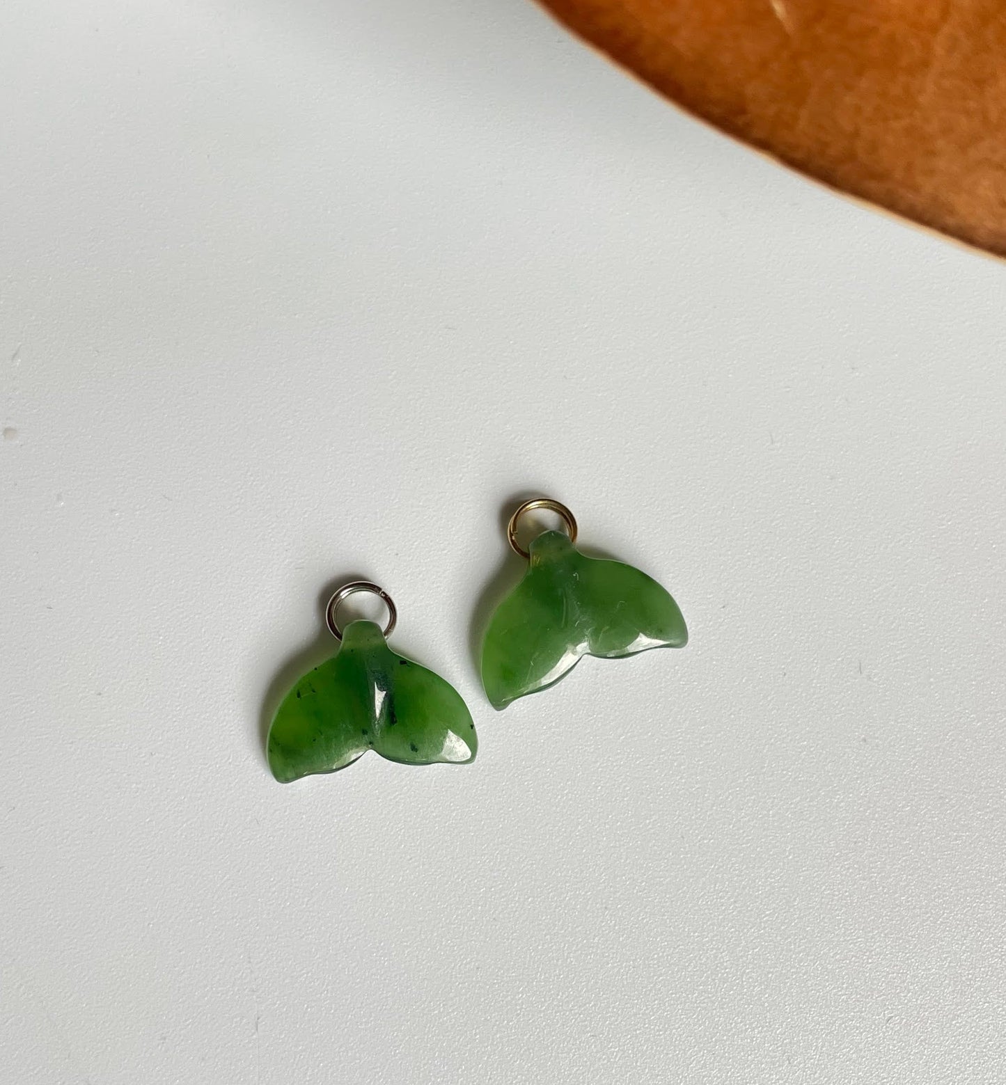 Whale Tail Charm, 15mm