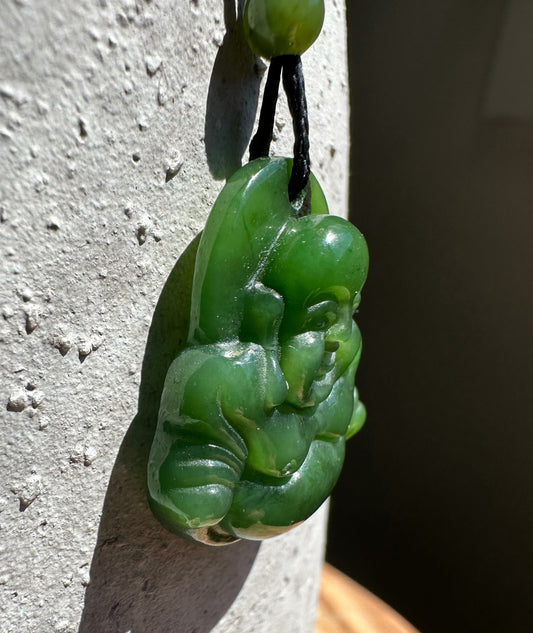 Pendant, Happy Buddha 26mm