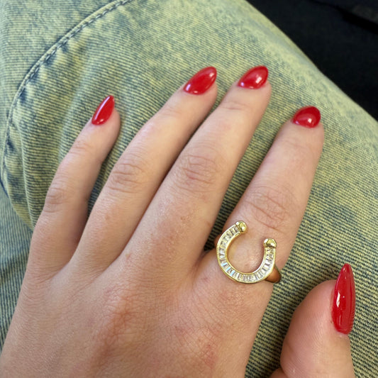 Off To The Races Signet Ring