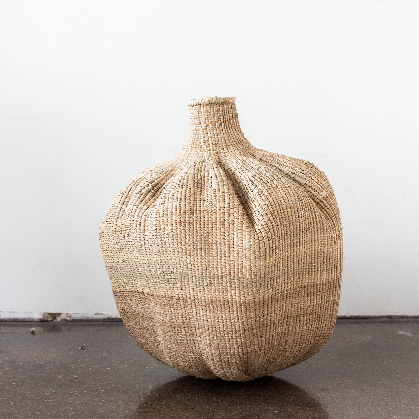 Ilala Garlic Gourd Handwoven African Basket