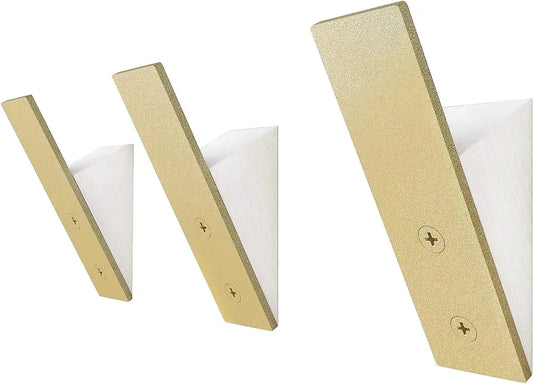 Wood & Metal Wall Coat Hat Hanger