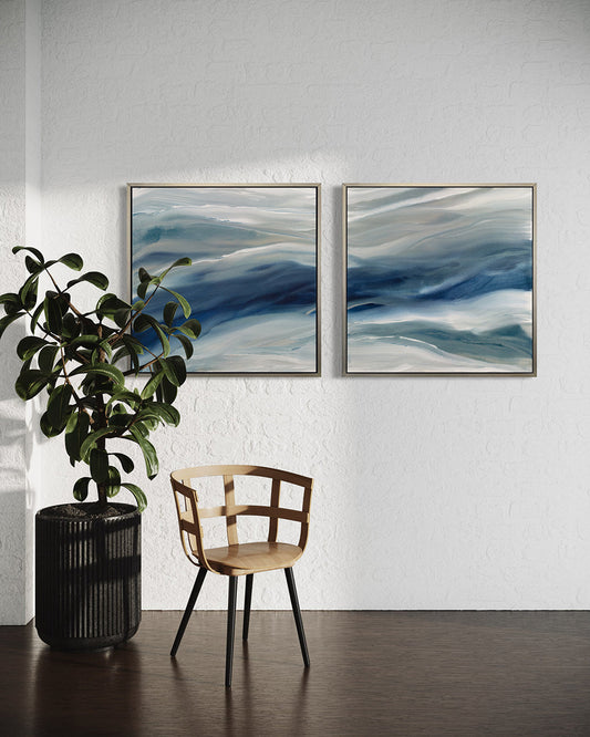 Indigo Tide I - Limited Edition Canvas Print