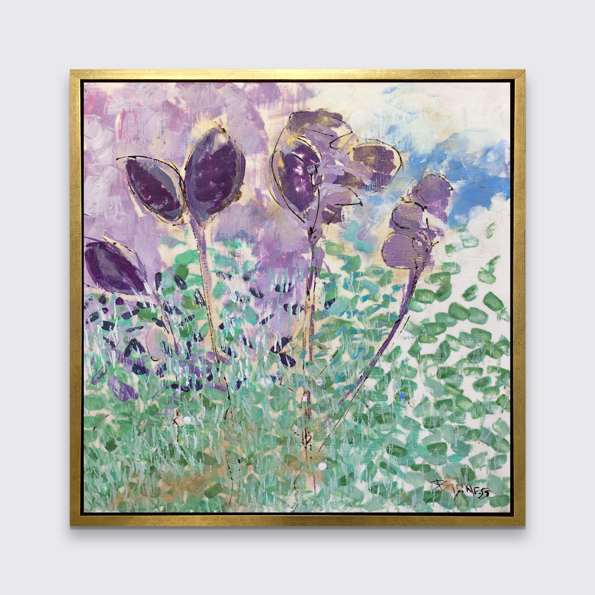 Iris Last Stand IV - Open Edition Canvas Print