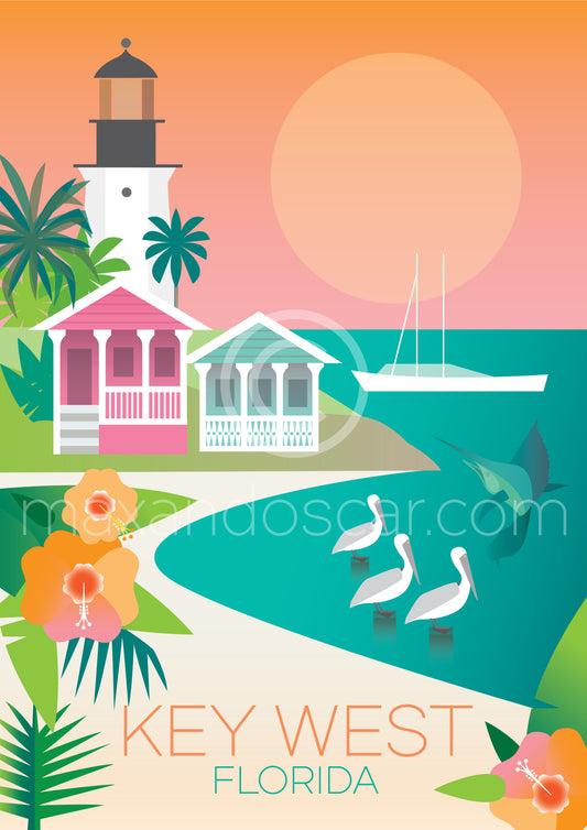 KEY WEST PRINT