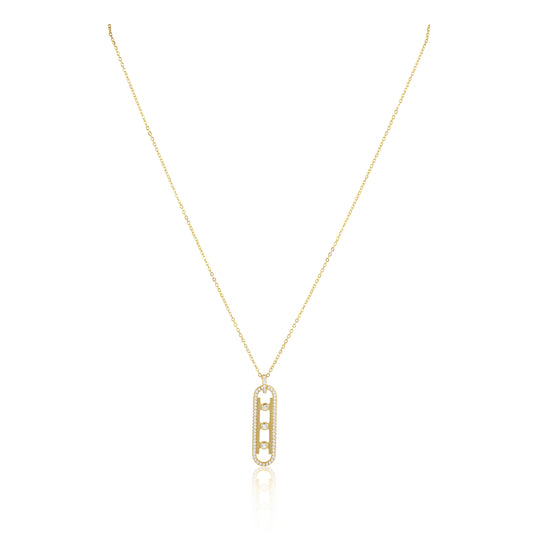 Kendra CZ Pendant Necklace