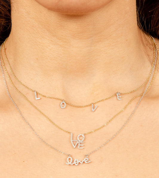 Diamond Love Necklace