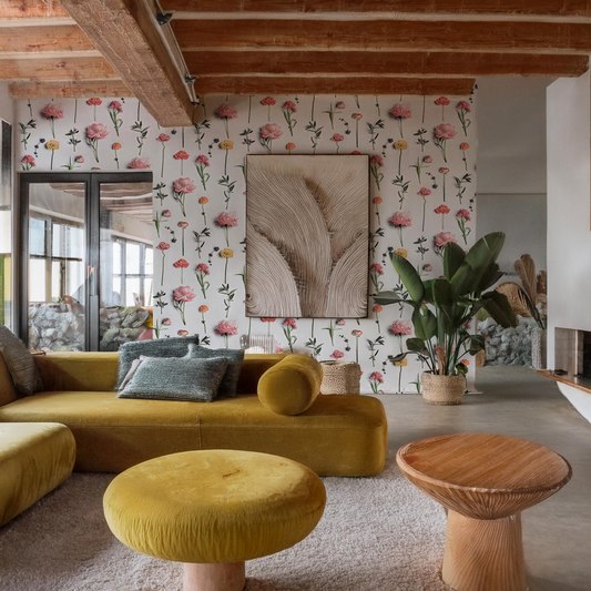 Fresh to Death Wallpaper, standard pattern, spring muted