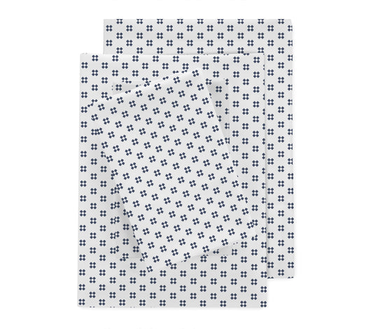 Clean Design Home® Supima Cotton Percale Sheet Set-Jack pattern
