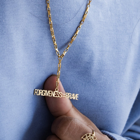 To Forgive is Brave Necklace
