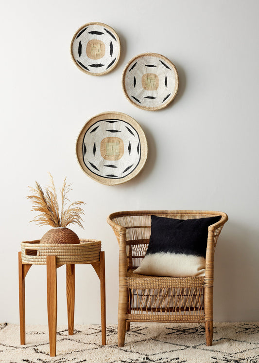 Nolyia White Flat Basket