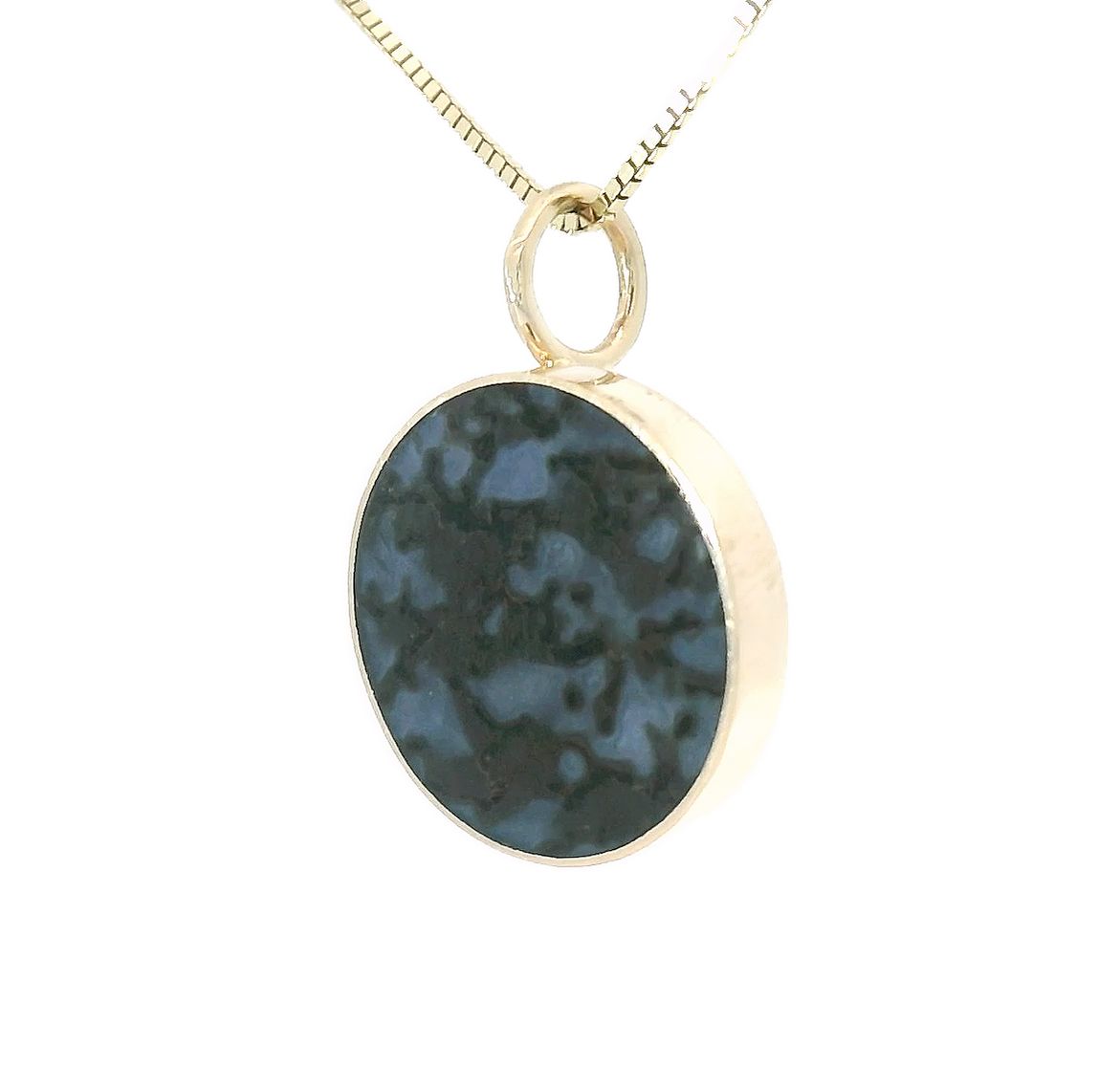 The Circ Necklace - Black Dinosaur Bone
