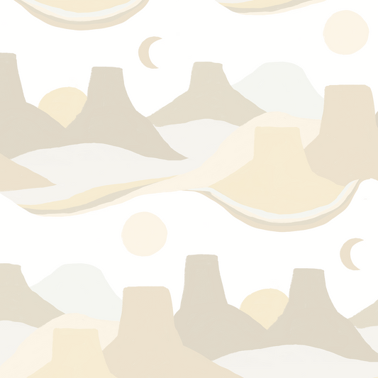 Painted Mesa Wallpaper, neutral