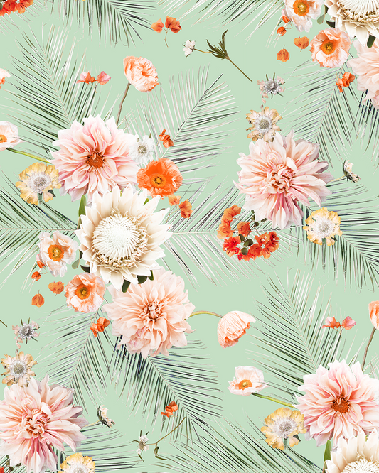 Palm Springs Wallpaper, mint
